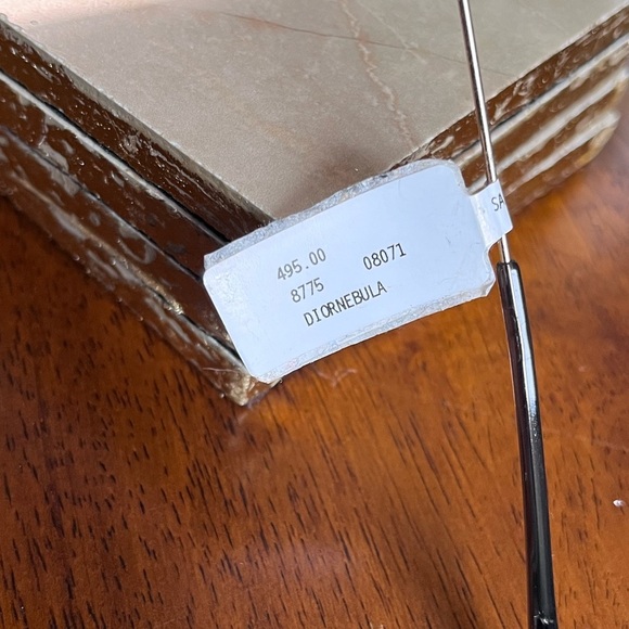 NWT Christian Dior Gold Wing Frame Sunglasses - Picture 8 of 15